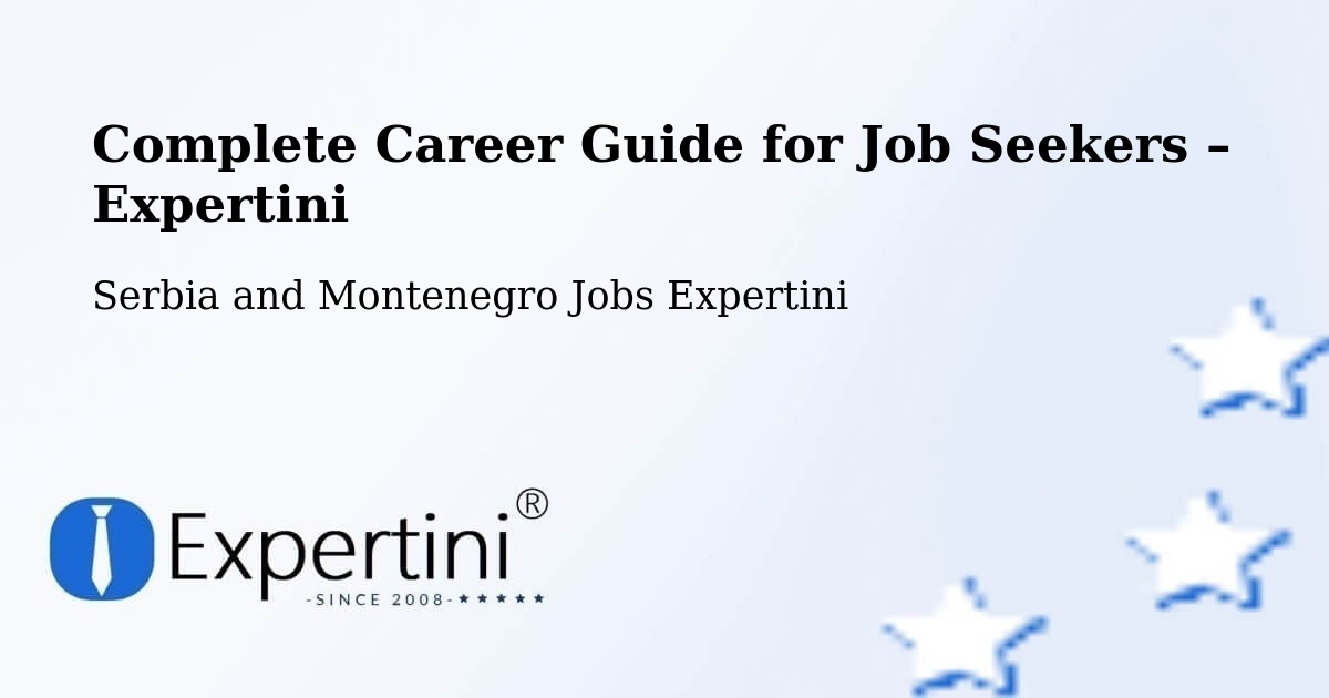 Career Guide for Job Seekers – Goderich - Goderich, Serbia and Montenegro Jobs Expertini