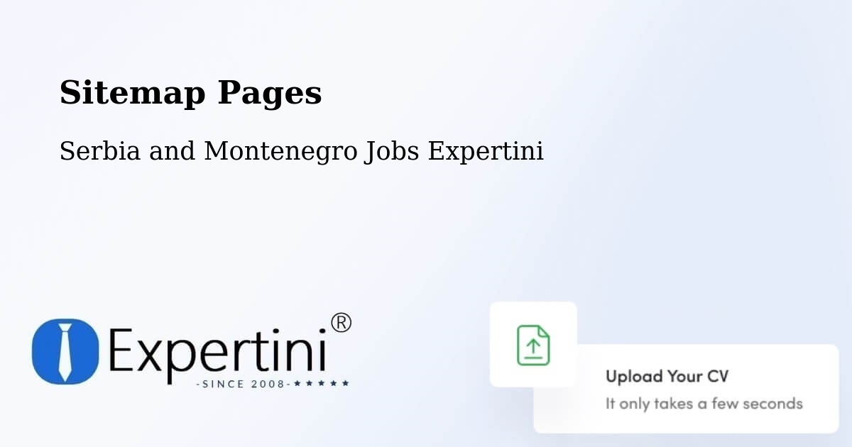 Sitemap Pages - Goderich - Serbia and Montenegro Jobs Expertini