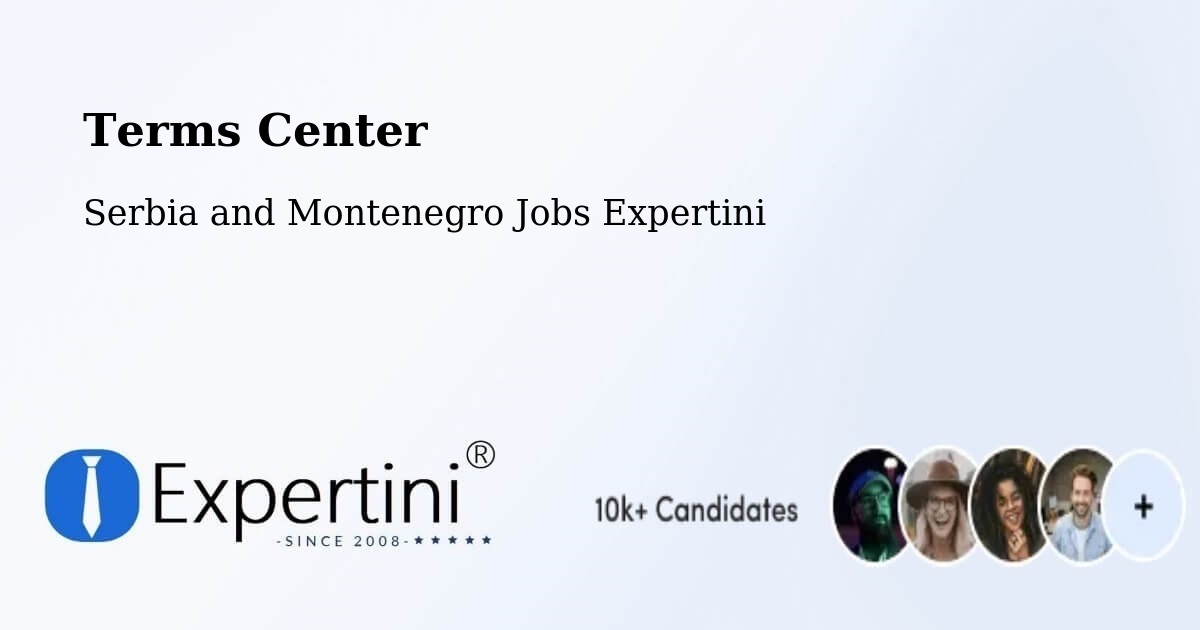 Terms of Service – Goderich - Serbia and Montenegro Jobs Expertini